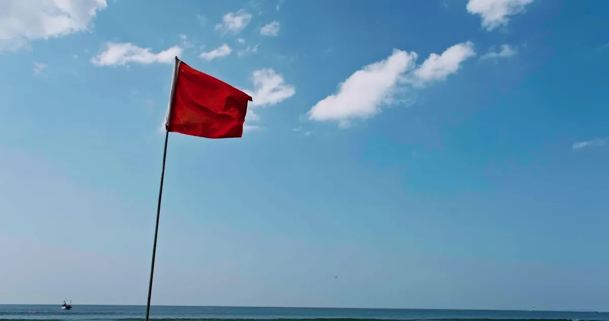 gul grön röd flagga