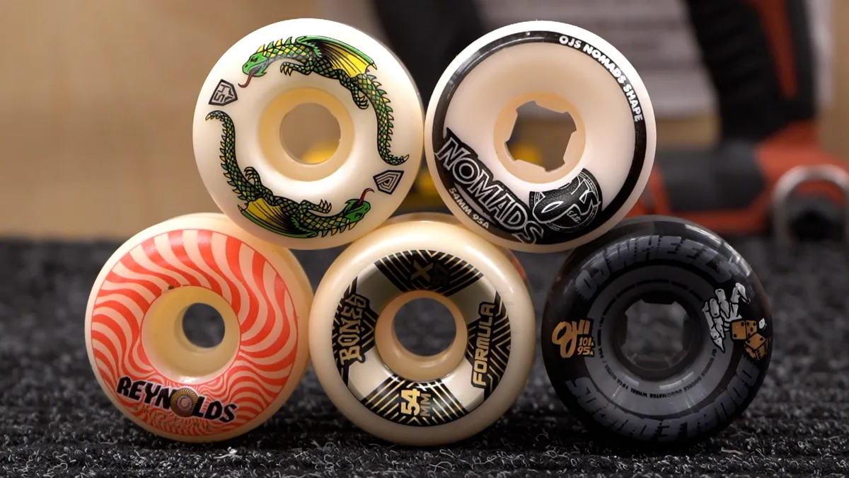 Skateboardhjul för olika åkstilar